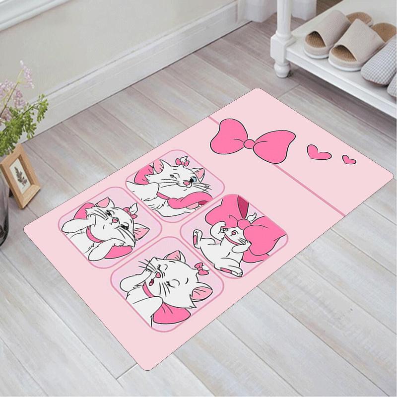 1pc Marie Pattern Area Rug Soft Flannel Floor Mat for Living Room,Office,Bedroom and Carpet,Sofa Coffee Table Floor Mat