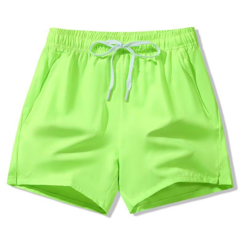 Шорты Мужские Летние Свободные Брюки из Ледяного Шелка Мужские Тонкие Повседневные Быстросохнущие Беговые Спортивные Фитнес Трехточечные Шорты для Женщин