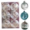 6Pcs/box Christmas Ball Acrylic Hanging Decor Home Garden