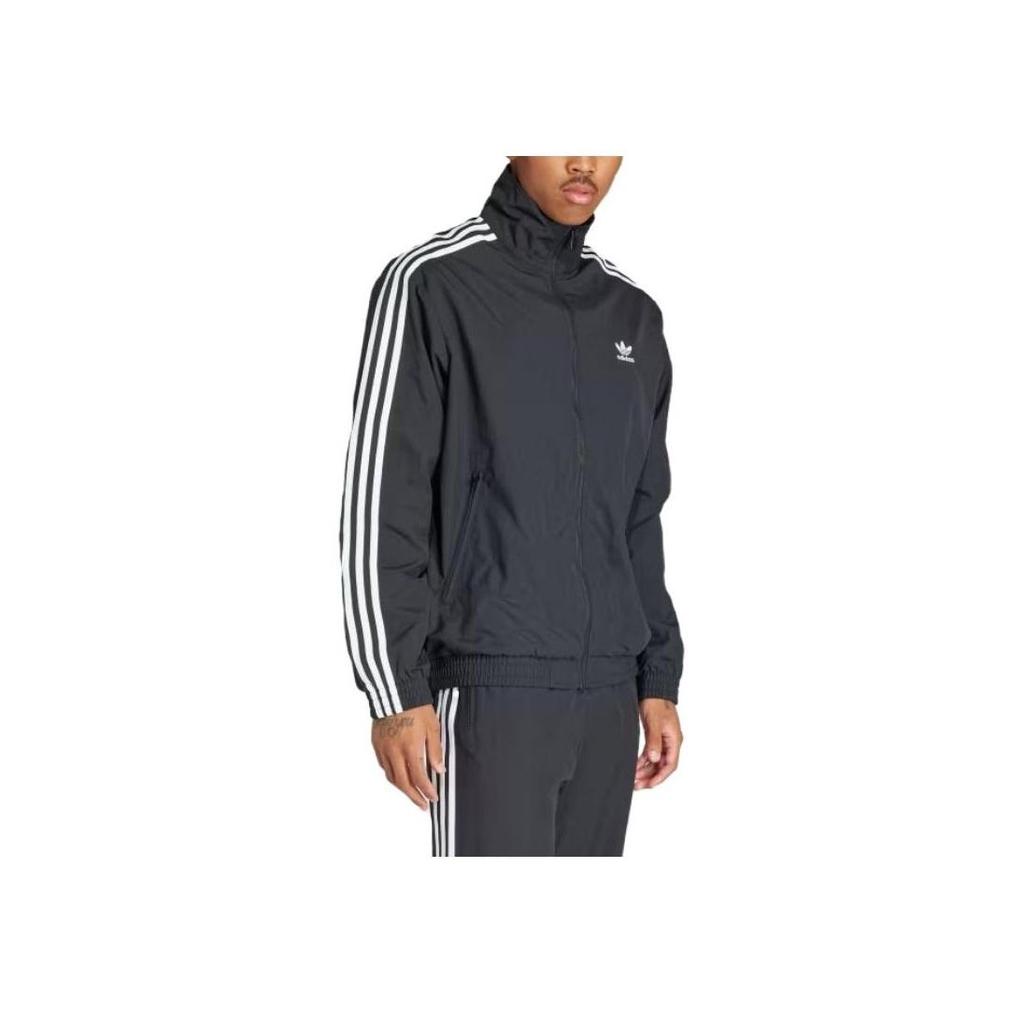 adidas Мужская спортивная кофта Originals Adicolor с плетением Firebird Черный IT2491