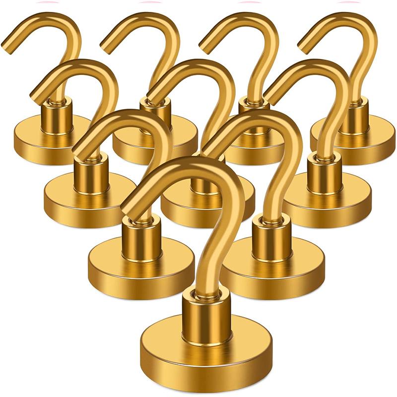 Суперпрочные неодимовые магнитные крючки, сверхпрочные крючки, редкоземельные магнитные крючки для холодильника, DIY, домашней кухни