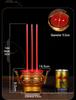 Red LED Battery-Operated Candle for Buddha Offering and God of Wealth Ornament