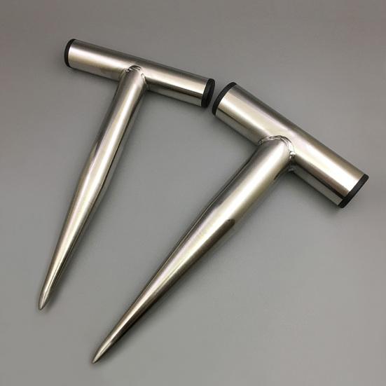 Stainless Steel Hand Dibber Plant Hole Digger Garden Planting Tool with T-Handle Soil Digging Tool for Planting Bulbs Tulips Daffodils Vegetable