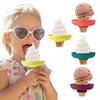4Pcs Kids Popsicle Holders with Drip Catcher Ice Cream Stand