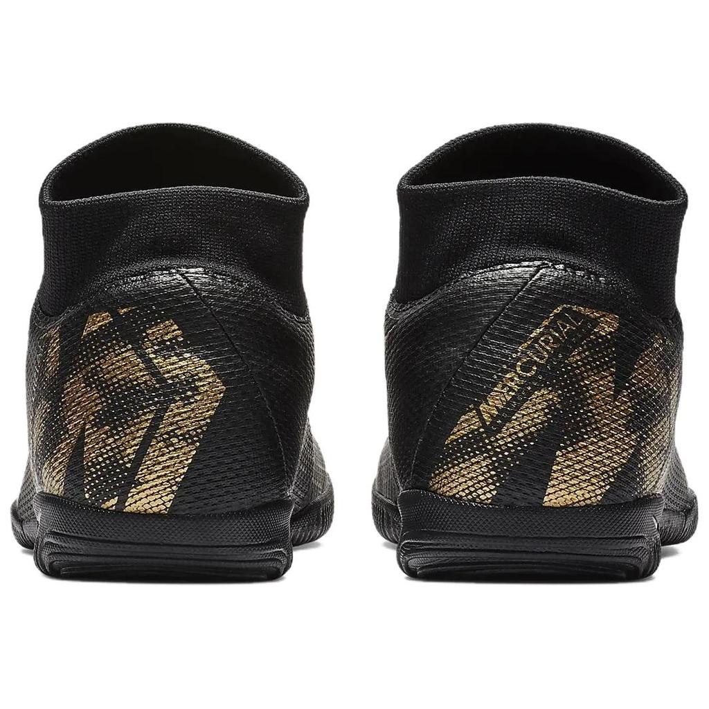 Nike Superflyx 6 Academy Удобные Универсальные Футбольные Бутсы для Зала/Искусственного Покрытия Прочные Футбольные Бутсы Унисекс Черные AH7369-077