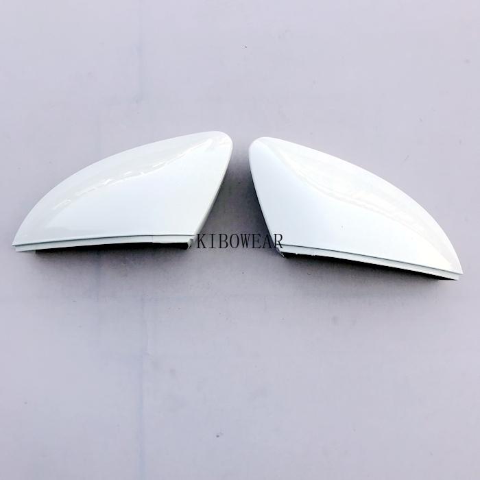 Side Wing Mirror Cap frame glass Bottom for Skoda SuperB III 3V3 3V5 2016 Auto replace cover housing white black trim