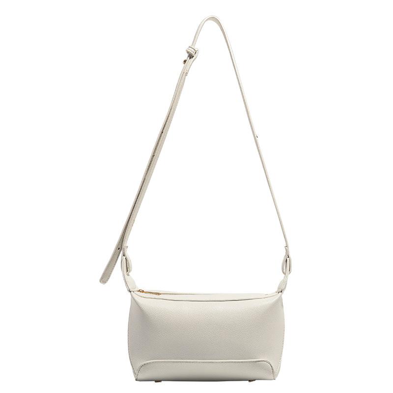 Simple Pu Leather Dumpling Bag Crossbody Small Square Bag Fashionable and Versatile Commuter Women's Bag Kite Lunch Box Bag Women