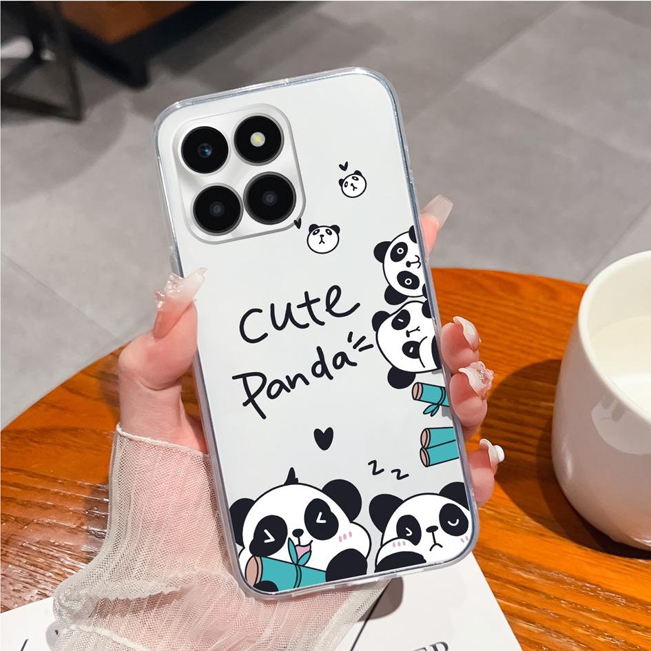 Case For Honor 8A Pro 9X Pro X6a X7a X8a Magic5 Pro 20S Phone Cover Soft Silicone Transparent Matte Shockproof Cute Cartoon Pattern For Honor Bumper