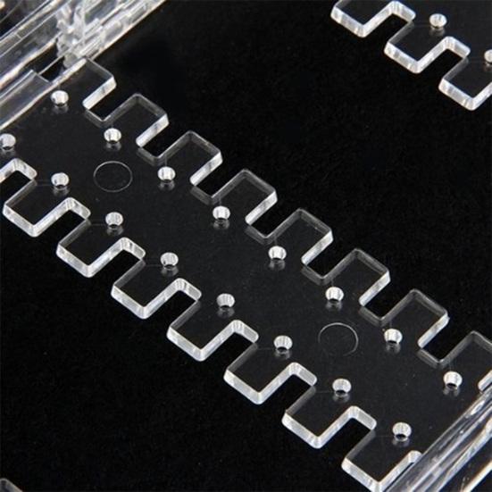 Складной держатель для сережек, стеллаж для хранения ювелирных изделий на экране