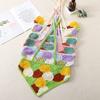 Hollow Knitted Triangle Scarf Handmade Headband Towel Fashion Crochet Headscarf