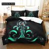 3D Print Fashion Splatoon 3 Game Bedding Set Boys Girls Twin Queen Full Size Duvet Cover Pillowcase Bed Adult Bedroom