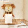 Punch-free Cartoon Animal Creative Home Roll Paper Box Roll Holder Decoration Roll Paper Tube Toilet Tissue Box Wall Hanging