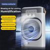Portable Air Conditioner Desk Cooling Fan with Colorful Lights Strong Airflow