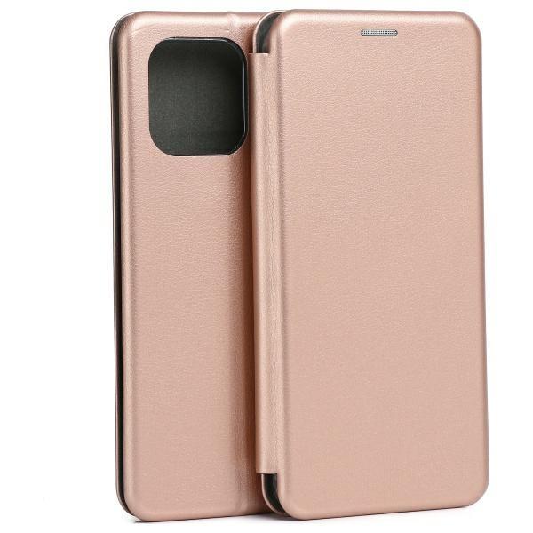 Etui z klapką do Moto G05 Beline Różowo-złoty
