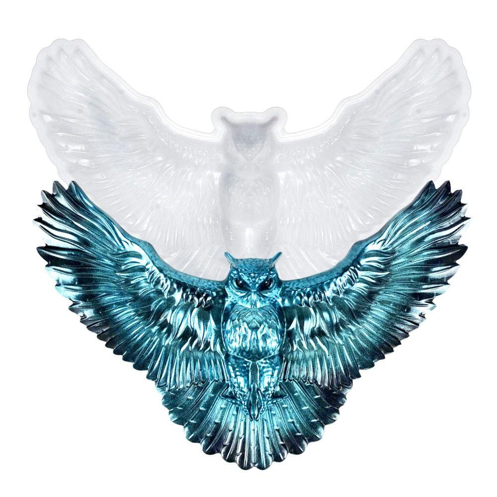 Настенный декор Силиконовые формы из смолы Летучая мышь вампир Совы Феникс Глубокие эпоксидные формы для эпоксидной заливки
