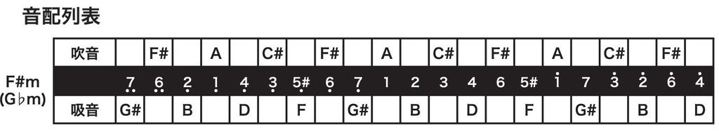 TOMBO Double Note Harmonica Key Special Band 21 Holes 1521 F#m
