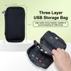 Чехол для USB-флешки Чехол для хранения Держатель Сумка для хранения USB-флешка Организатор электронных аксессуаров Для USB-флешки Ручки