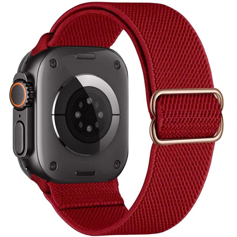 Эластичный нейлоновый ремешок-петля для Apple Watch Ultra 3/2/1 49 мм 11 10 46 мм 42 мм Браслет Наручный ремешок iWatch 9 8 7 6 5 4 SE 45/41/44/40 мм