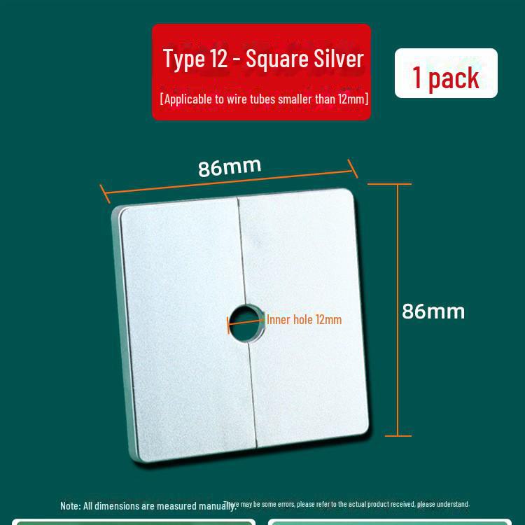 «Декоративная заглушка для отверстий в стене для труб кондиционера и крана»