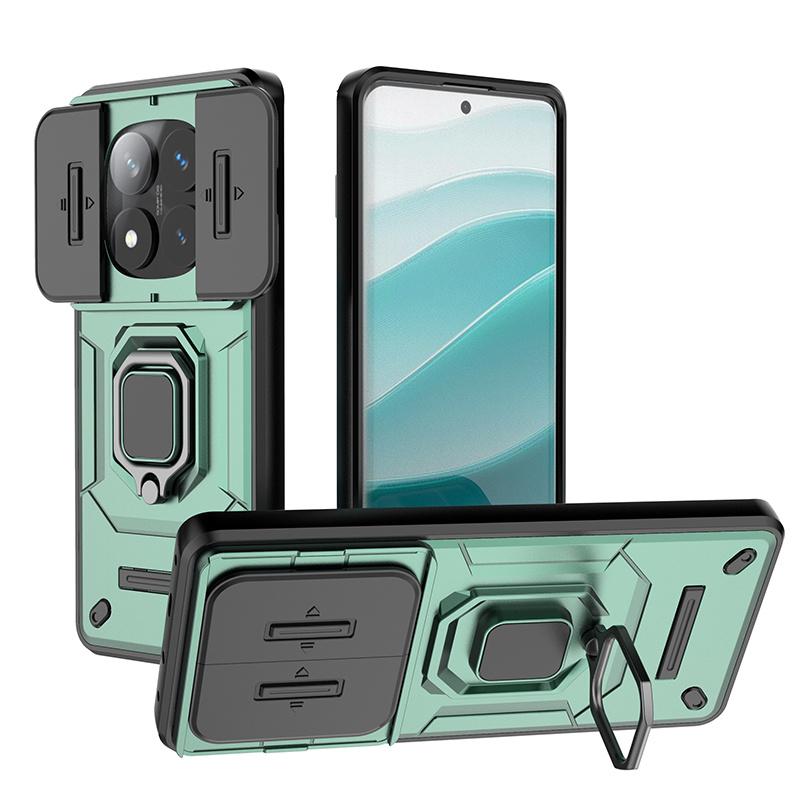 Funda For Redmi Note 14 Pro 5G Case Slide Camera Lens Protector Armor Phone Case For Redmy Note14 Note14pro Plus 5G Back Cover