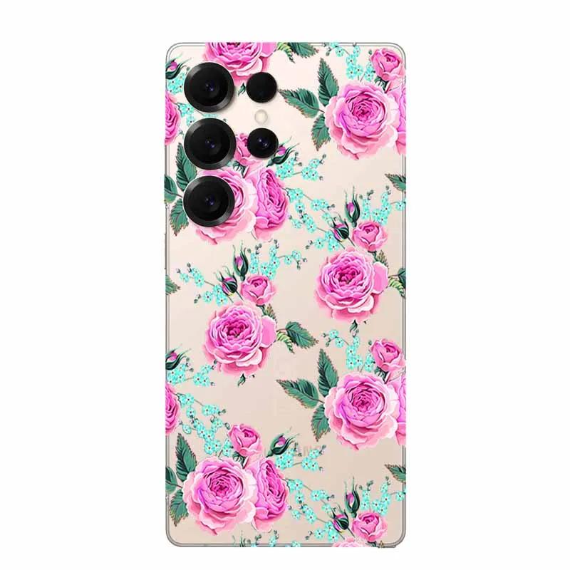 Clear Case For Samsung S25 Ultra 5G Case Clear Back Cover Animal Painting Soft Bumper For Galaxy S25Ultra Transparent Soft Funda