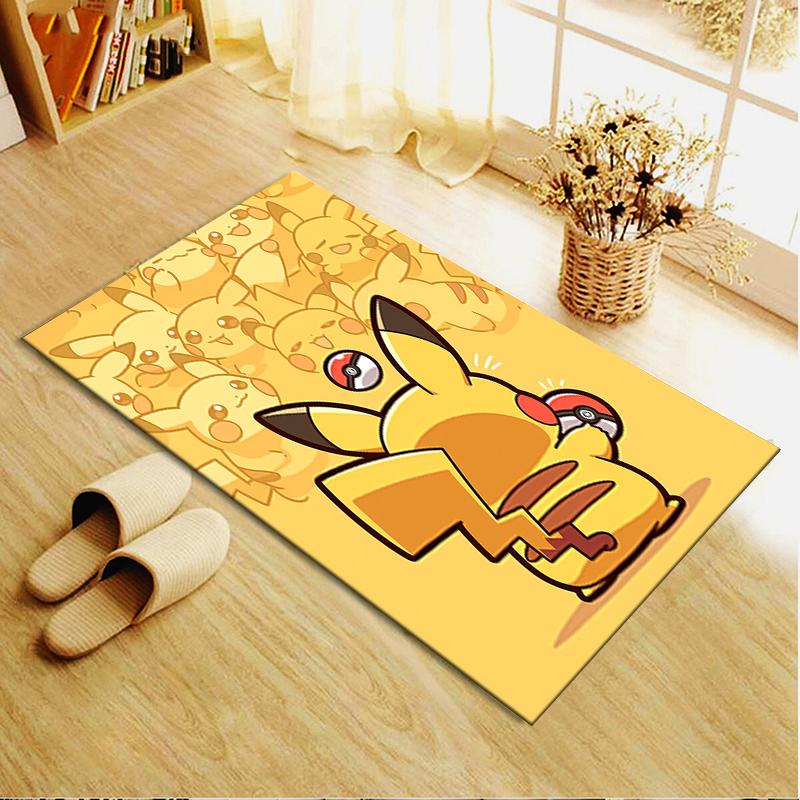 2025 New pokemon Carpet Rug for Living Room Bedroom Home Sofa Decoration,Kids play Non-slip Floor Mat