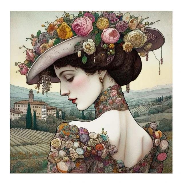 DIY 5D алмазная живопись Густав Климт поцелуй полная дрель Алмазная вышивка женщина и кошка Леопард Алмазная мозаика наборы для вышивки крестом