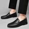 Summer Men's Perforated Leather Shoes Genuine Leather Loafers Men Footwear Formal Shoes Men Dress Shoes Breath Driving Moccasins