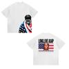 2026 Новая футболка с коротким рукавом ASAP ROCKY HIP HOP High Street Унисекс Женские Готические Футболки Портрет A$AP Свободные Повседневные Топы Харадзюку