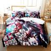 Комплект постельного белья Game VOEZ Single Twin Full Queen King Size для взрослых и детей, комплект пододеяльников с 3D-принтом и аниме-простыней