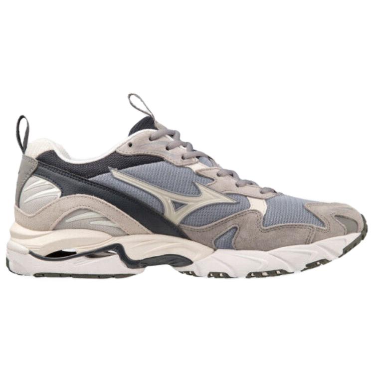 Mizuno Wave Rider 10 Tradewinds Унисекс Кроссовки Серый Снежно-Белый Облако Нимбус D1GA222610