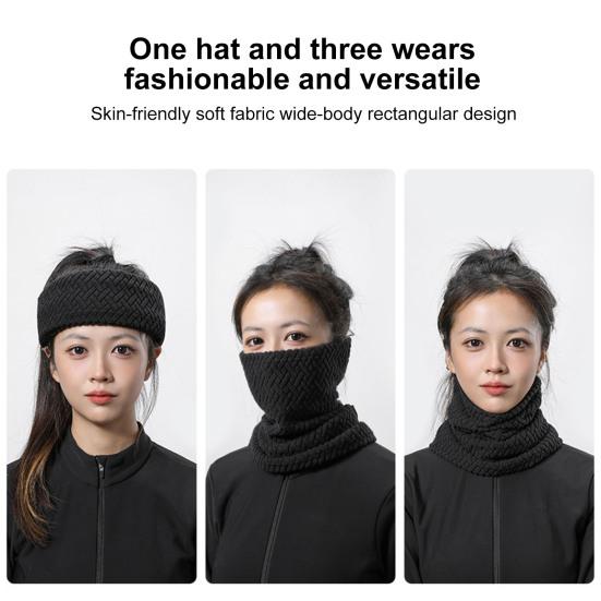 Зимний шарф-труба с ветрозащитной бархатной подкладкой для лыж, утеплитель для шеи, шарф для