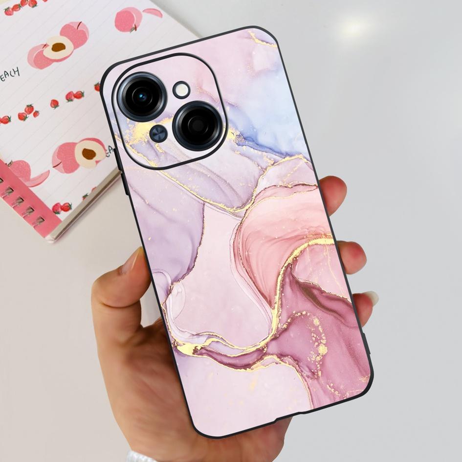 Для чехла телефона Tecno Spark Go 1 Чехол 2024 Популярный Цветок Мягкий Силикон Задняя Защитная Крышка Для Tecno Spark Go 2025 Pop 9 Чехол