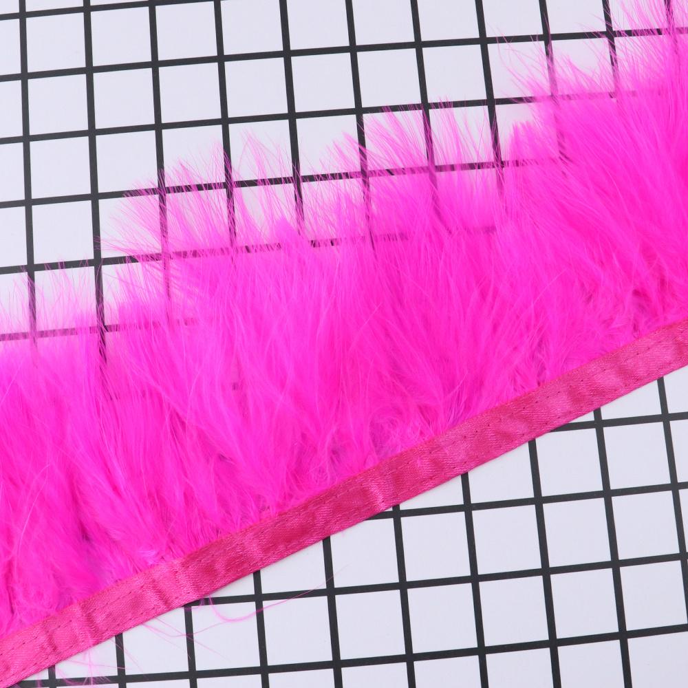 8-10Cm Marabou Turkey Feathers Trim Ribbon Diy Crafts Wedding Party Decor Sewing Clothing Accessories Handmade Home Plume Decor