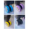 12Pcs Silicone Luggage Wheels Covers Noise-Reducing Luggage Caster Cases Wear-Resistant Luggage Spinner Wheel Protective Covers