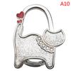 Cat Shape Folding Handbag Hook Holder Purse Hanger Table Edge Hanging Hooks