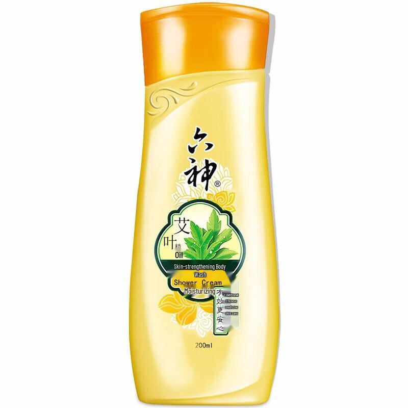 Liush Mugwort Leaf Moisturizing Shower Gel 200ml x 3