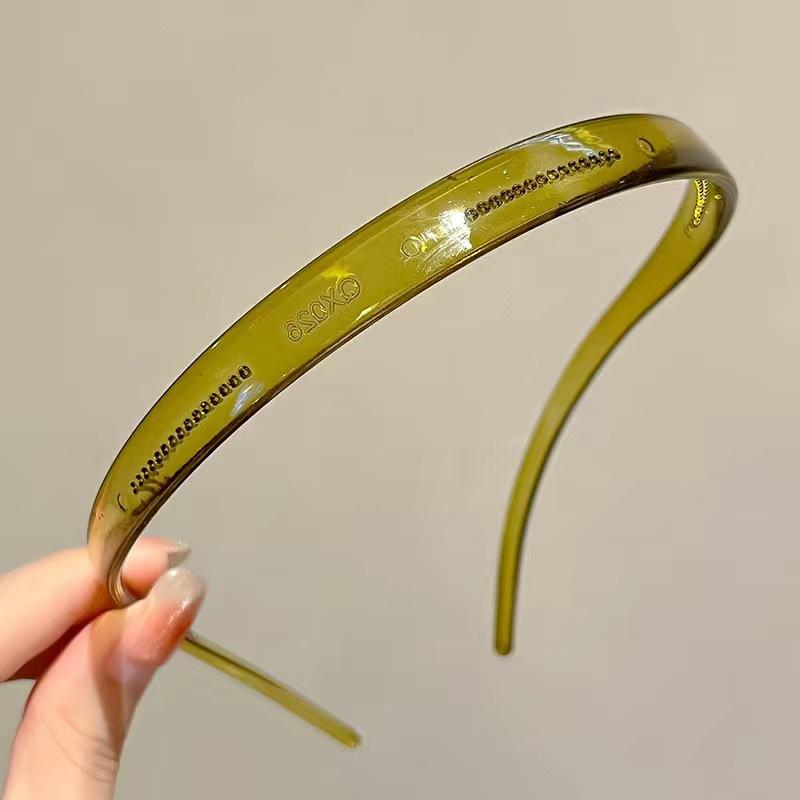 Модная форма оправы солнцезащитных очков Акриловые повязки для волос для женщин Зубчатая повязка на голову Противоскользящий бесследный обруч для волос Аксессуары для волос