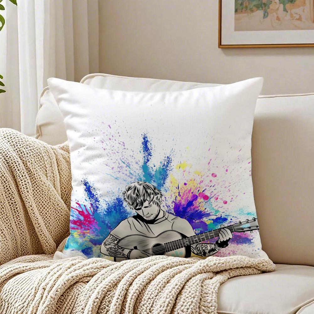 singer pop EEd SSheeran Cushion Cover Pillowcase Antidustmite living Room Sofa Decor Cushion Room