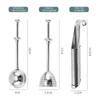 304 Stainless Steel Tea Filter Reusable Tea Strainer Ball Metal Tea Bag Teapot Adjustable Tea Infuser Filter Kitchen Gadget