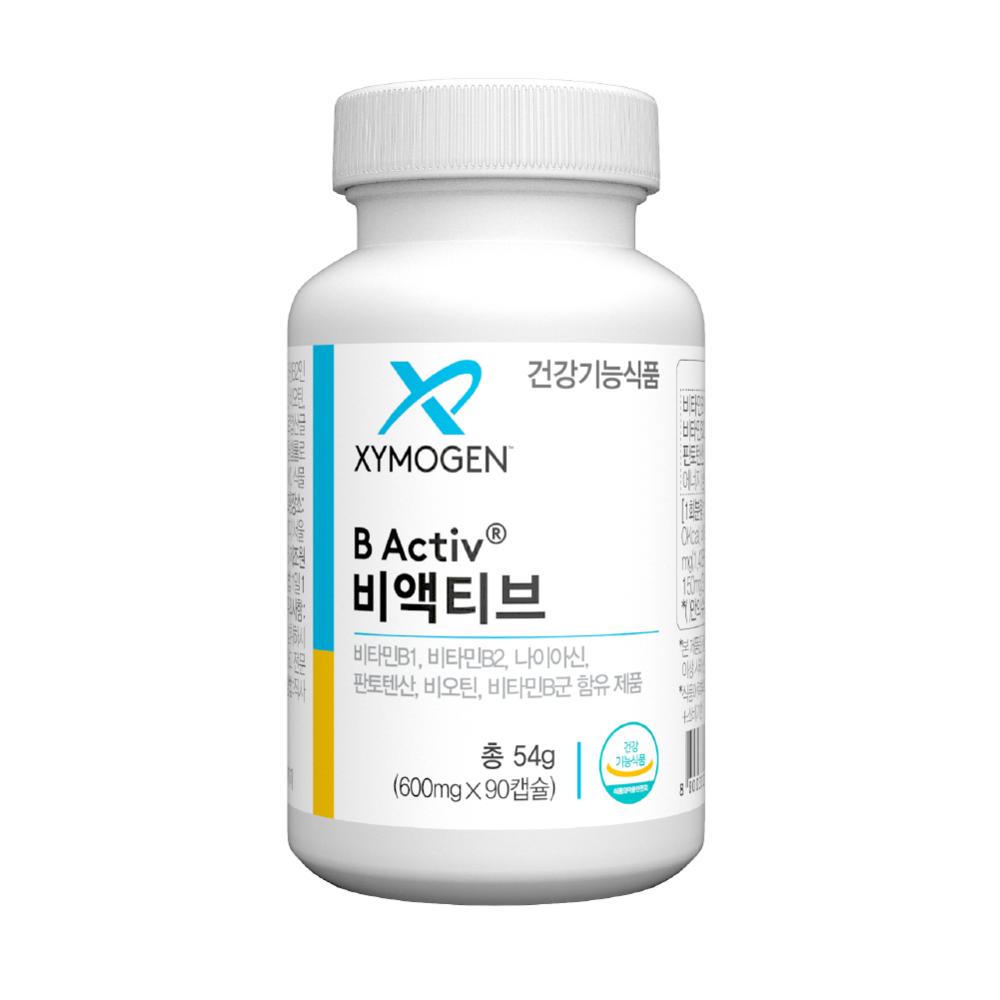 XYMOGEN Exclusive Distributor Unimedi B-Active Active Vitamin B Complex Energy Supplement Zymogen 1 pcs 90 Tablets