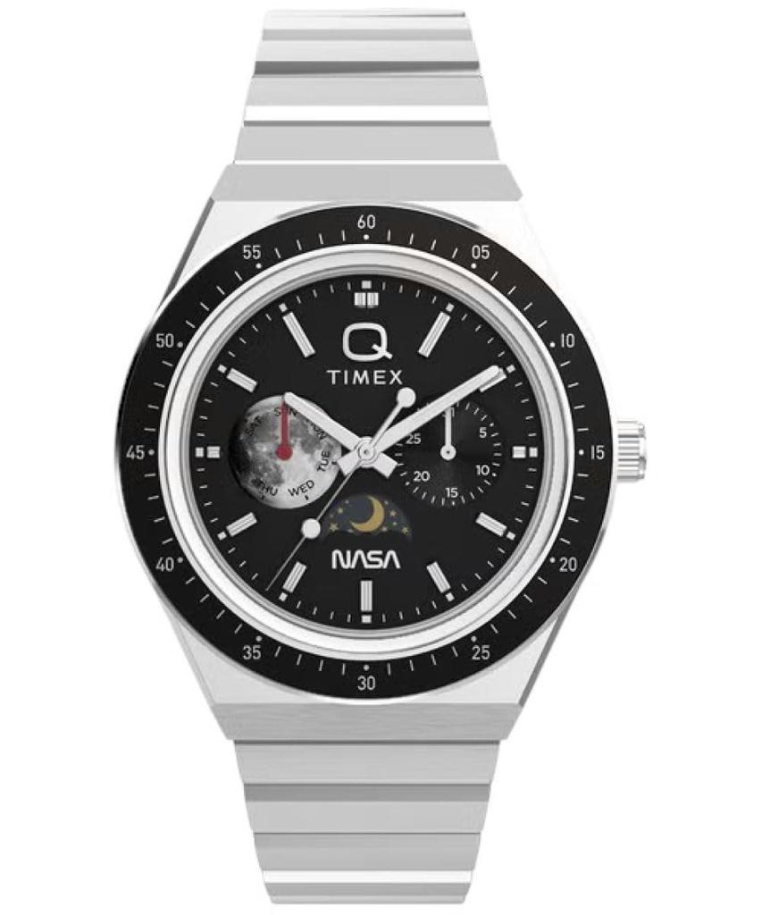 TIMEX Q TIMEX x NASA Apollo 17 кварцевые аналоговые часы с хронографом, водозащита 50м TW2Y56700