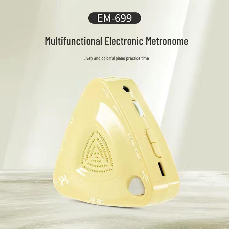 Yinuo EM-699 Электронный метроном для фортепиано, гитары, барабанов, гучжэна и вокала - Точный хранитель ритма для экзаменов.
