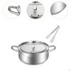 Deep Fryer Pot Frying Pan with Lid Kitchen Chicken Small for Fries
