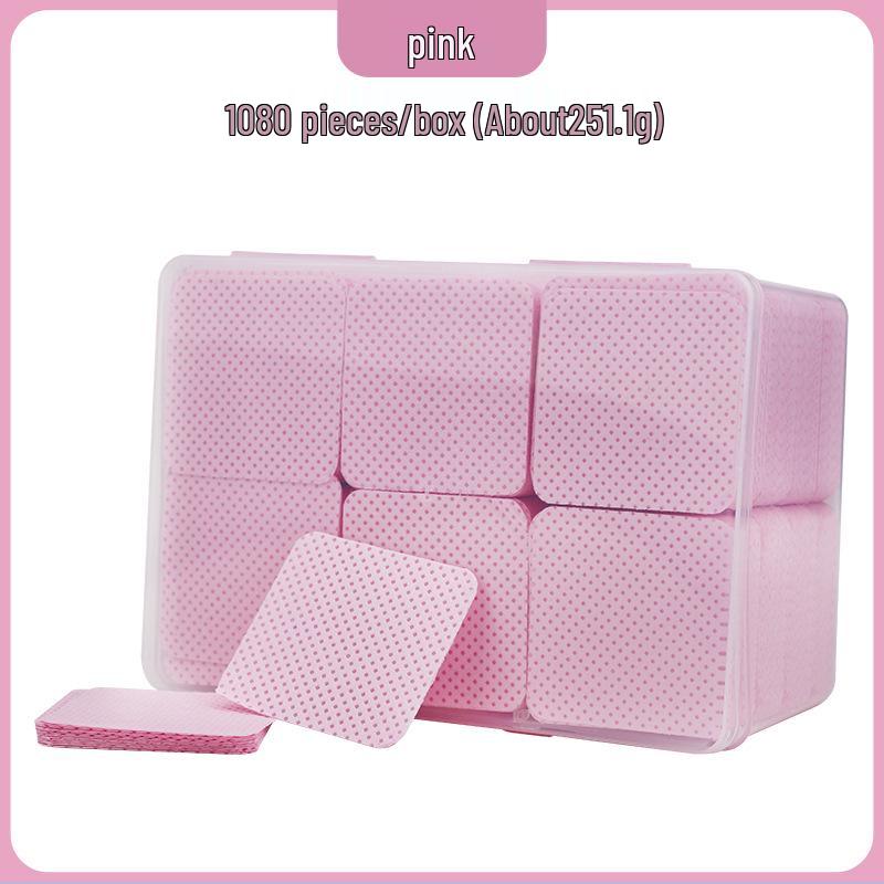 Безворсовые салфетки для очистки клея для нейл-арта и ресниц