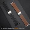 Кожаный ремешок для Samsung Galaxy Watch 8 Classic 46мм 8 44мм 40мм Ремешок для Galaxy Ultra 47мм 7 6 5 4 FE 44мм 40мм Браслет