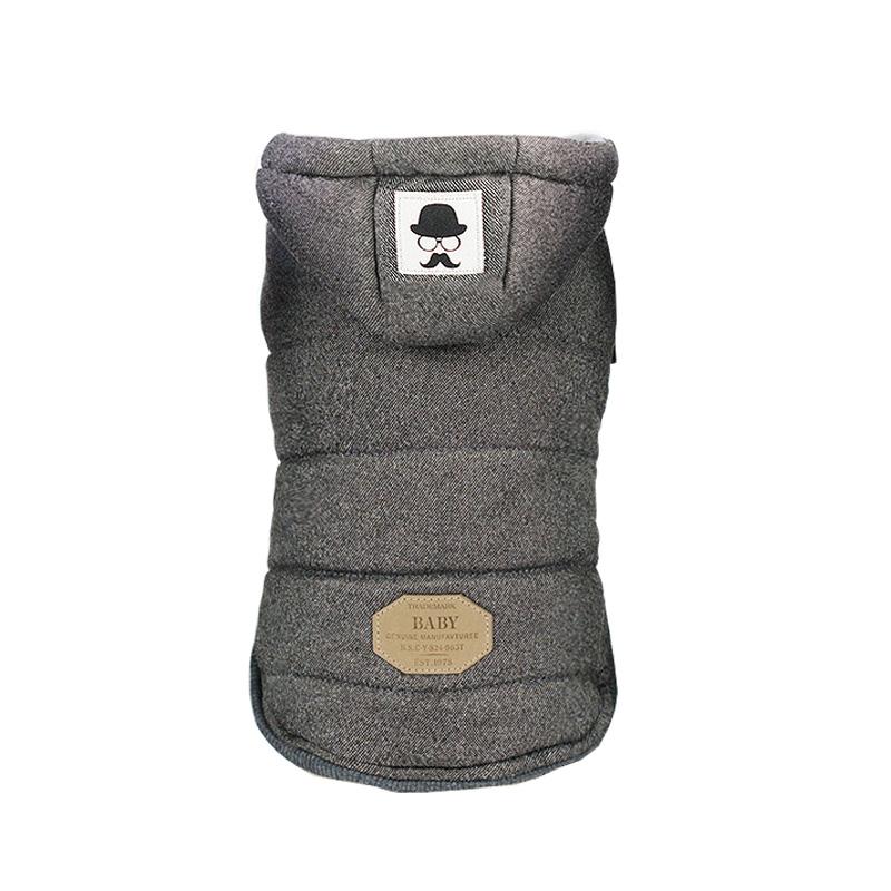 Теплая хлопковая куртка для собак, куртка для маленьких собак, зимняя одежда для щенков, свитер для собак породы йоркширский ши-тцу, одежда для собак, манто