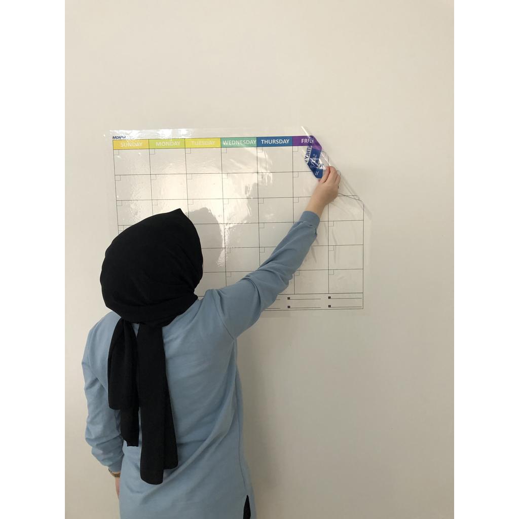 Ежемесячный планировщик Smart Paper Planner Бумажная доска Blackboard Blackboard Calendar Monthly Monthly English