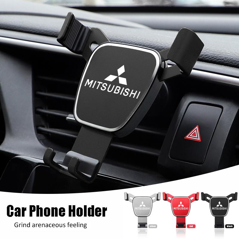 1Pcs Car Phone Holder Gravity Sensing Air Vent Stand Accessories For Mitsubishi L200 ASX Attrage Eclipse Cross Xpander Outlander