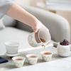 Portable Ceramic Tea Set for Travel & Business